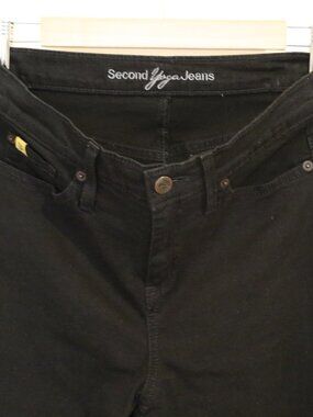 VINTAGE Second Yoga Jeans | Black "ALEX" High-Rise Bootcut | Size 28 | Worn Once